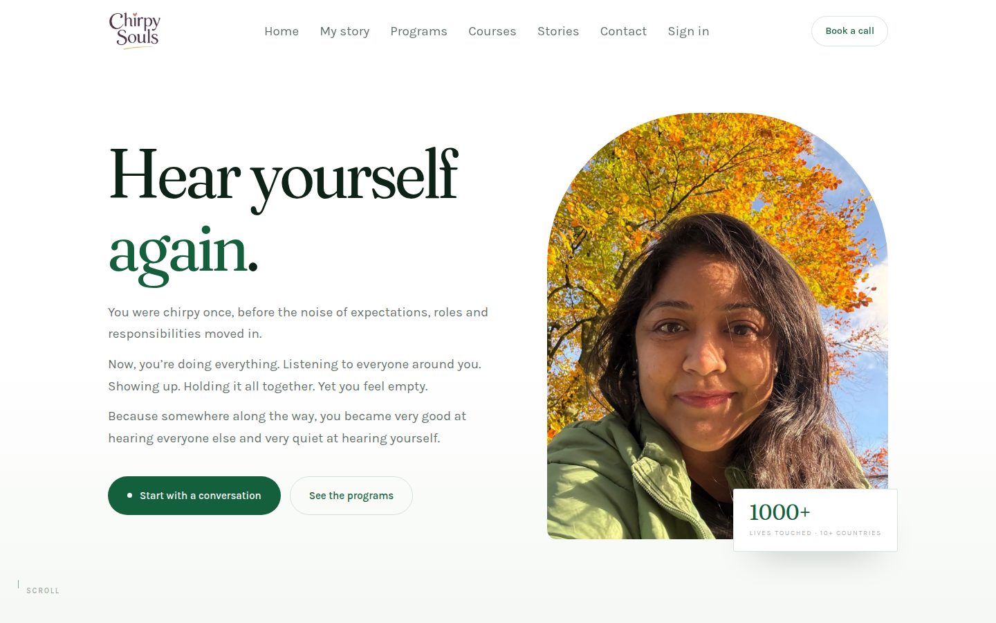 Chirpy Souls website, built on Igniter